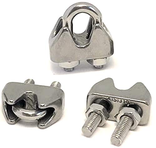 Edelstahl Drahtseilklemme 5 Stück 4mm ähnl. DIN 741 Edelstahl Bügelklemmen Seilklemme Klemme für Drahtseil V4A AISI 316 Tecklenborg, Kegel GmbH Edelstahl Drahtseilklemme 5 Stück 4mm ähnl. DIN 741 Edelstahl Bügelklemmen Seilklemme Klemme für Drahtseil V4A AISI 316 Tecklenborg, Kegel GmbH von Unbekannt