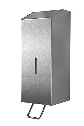 Edelstahl Seifenspender Wandmontage 1250 ml Silber matt - edles Design Edelstahl Seifenspender Wandmontage 1250 ml Silber matt - edles Design von Unbekannt