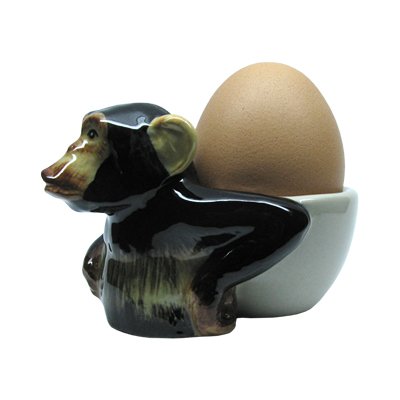 Eierbecher , Eierbecher set , Eierbecher keramik , Eierbecher Tiere , Affe 2-er Set von Unbekannt