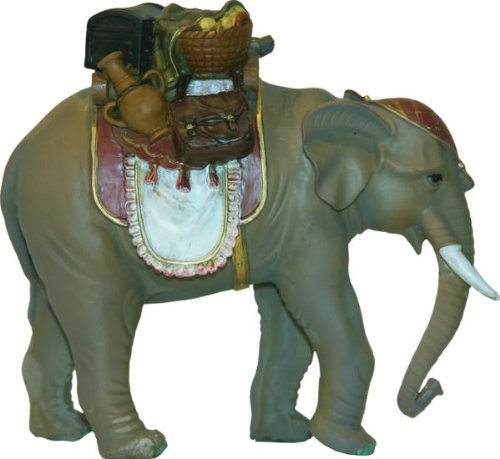 Elefant mit Gepäck, geeignet für 15 bis 20cm Figuren von Unbekannt