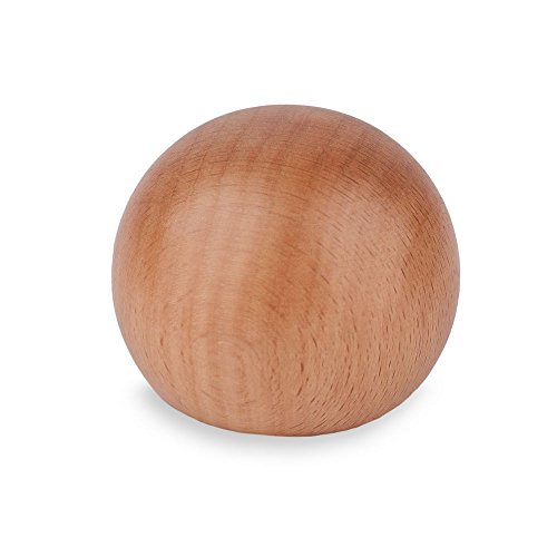 Unbekannt Endkappe Holz Buche zum Aufstecken lackiert für Handläufe 50mm von Unbekannt
