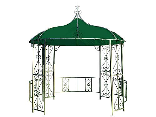 Ersatzdach Pavillon Burma grün 300cm rund PVC von Unbekannt