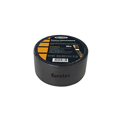 Eurotec Protectus Holzschutz-Band für Terrassen-Unterkonstruktionen 20 m x 75 mm x 0,5 mm, Abdeckband Butylkautschuk von Unbekannt