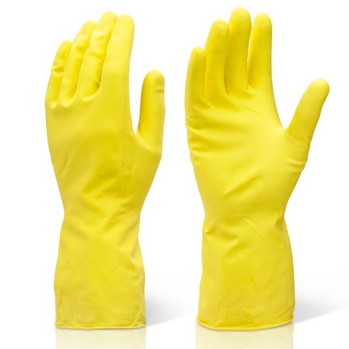 Extra Large Yellow Industrial Cleaning & Washing Up Rubber Gloves - XL. Comes With TCH Anti-Bacterial Pen! by Click 2000 Extra Large Yellow Industrial Cleaning & Washing Up Rubber Gloves - XL. Comes With TCH Anti-Bacterial Pen! by Click 2000 von Unbekannt