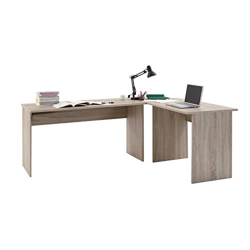 FMD Möbel, 351-001 Till Winkelkombination, eiche, maße 205.0 x 76.0 x 65.0/155 cm (BHT) von FMD Möbel