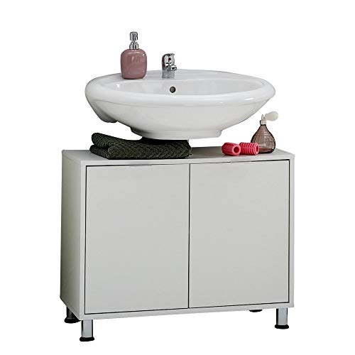 FMD Möbel, 925-004 Zamora 4 Waschbeckunterschrank, melaminharz beschichtete dekorspanplatte, weiß, maße 70.0 x 56.5 x 33.0 cm (BHT) von FMD Möbel