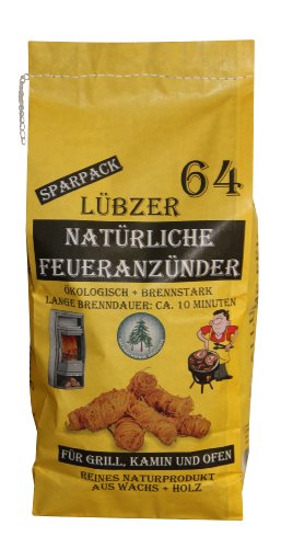 Favorit Öko - Zündwolle 64 Anzünder im Sparbeutel (Anzünder) aus Naturholz und Wachs - 1220 von Favorit