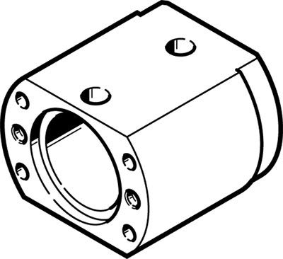 Festo 170375 Modell eamk-a-g19–44B Kupplung Gehäuse von Festo