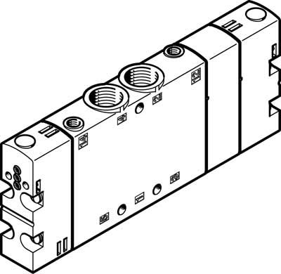 Festo 550160 Modell cpe18-p1–5/3es-1/4 Basic Ventil von Festo