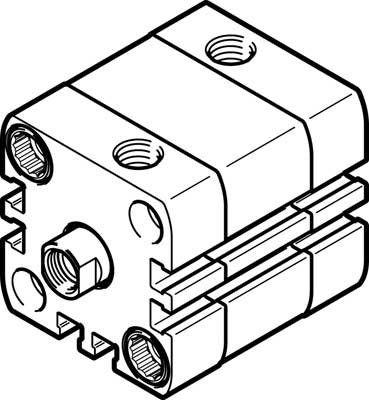 Festo 577191 Modell adn-100–15-i-pps-a Compact Radzylinder von Festo
