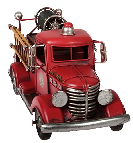 Feuerwehr Auto Metall 26 cm mit Spardose und Bilderrahmen Oldtimer Nostalgie Blech Löschwagen Modell Wagen LKW Feuerwehr Auto Metall 26 cm mit Spardose und Bilderrahmen Oldtimer Nostalgie Blech Löschwagen Modell Wagen LKW von Unbekannt