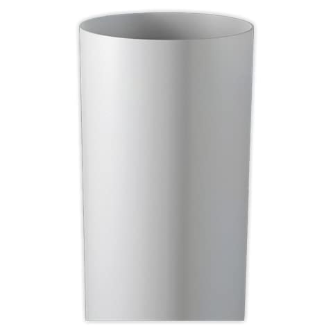 Fig 127 – 1000 – 06 MMP1 Rohr Kamin Stecker 0,6/0.7 mm 127 x 1138 mm Aluminium weiß von Fig
