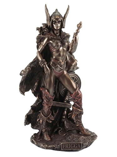 Figur Frigga Göttin der Liebe Figur bronziert Skulptur Veronese Odin Frigg von Veronese by Joh. Vogler GmbH