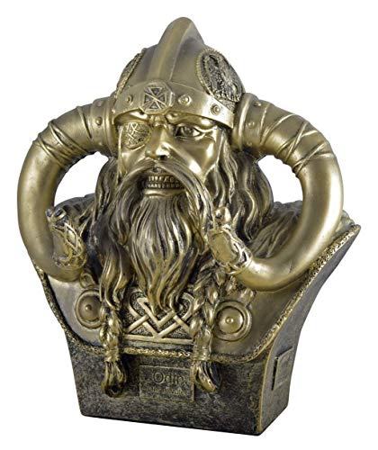 Figur Odin, Büste Odin der Allvater, oberster Gott der Wikinger 24cm von Unbekannt