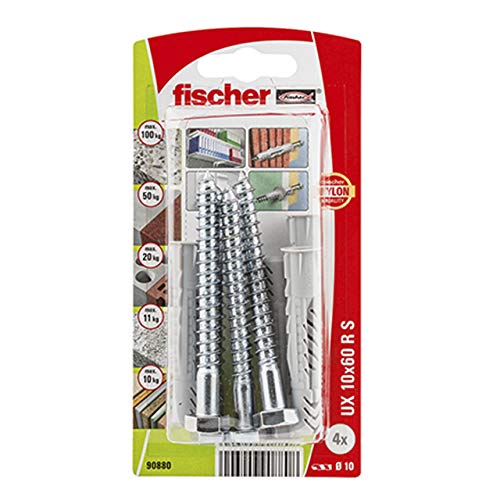fischer Universalstecker UX 10 x 60 SK NV, 90880, grau fischer Universalstecker UX 10 x 60 SK NV, 90880, grau von fischer