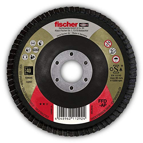 FISCHER 512524 - Folienscheibe FFD-AP 115 K80 INOX von fischer