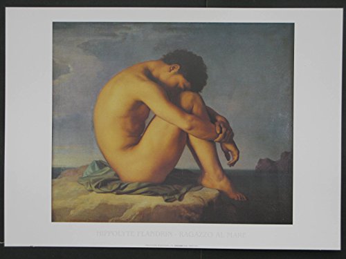 Flandrin Ragazzo al Mare, Kunstdruck 50 x 70 cm von Unbekannt