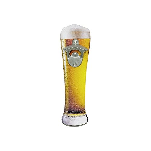 Flaschenöffner Bierglas Holz von Unbekannt