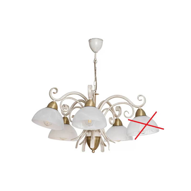 Flora Kronleuchter Deckenleuchte Deckenlampe Hängeleuchte Lampe SIEHE TEXT/FOTO von Unbekannt