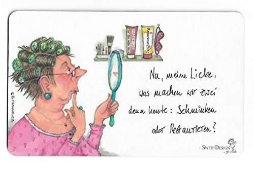 Frühstücksbrettchen Na, meine Liebe Schminken o. Restaurieren Brettchen Küche von Unbekannt