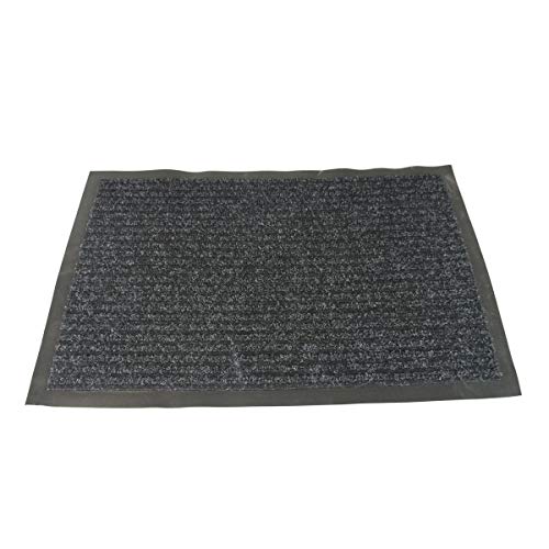 Fußmatte schwarz Größe wählbar Türmatte Schmutzfangmatte Läufer Fußabtreter , Größen:120cm x 180cm von Unbekannt
