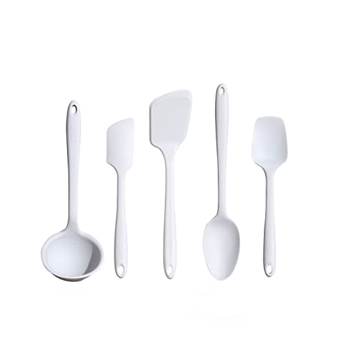 GIR GIRBDLE5UP112SW Studioweiß 5-teiliges Utensilien-Set, Silikon von GIR