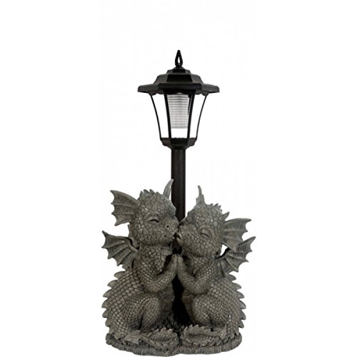 Gartendrache Loving Dragons mit Solarlampe von Unbekannt