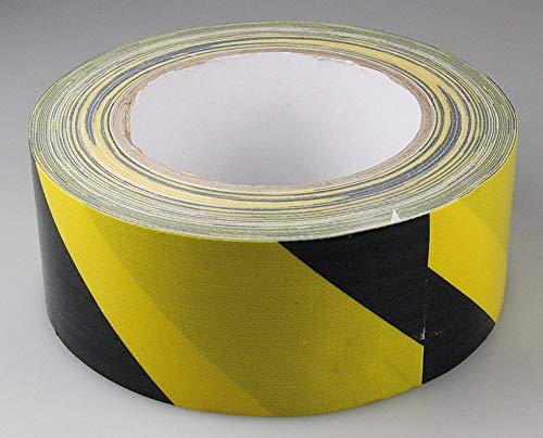 Gewebe Klebeband schwarz / gelb, Industrie-Markierungsband, 50mm x 25m von Unbekannt