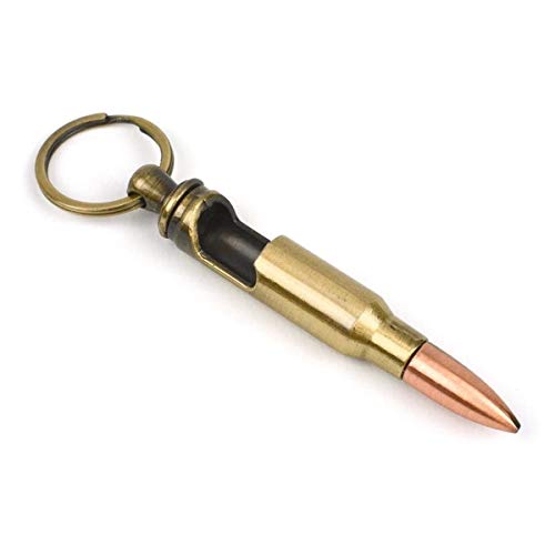 Gift House International IGGI ™ Retro Military Bullet Flaschenöffner Schlüsselring .308 Caliber Winchester von CKB