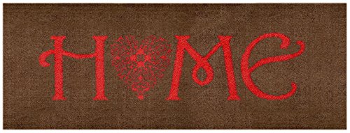 Golze 1500075010060 LS-Mats, Design "Home Love" Premium Fussmatte, Mikrofaser, Mehrfarbig, 67 x 170 x 1, cm von Unbekannt