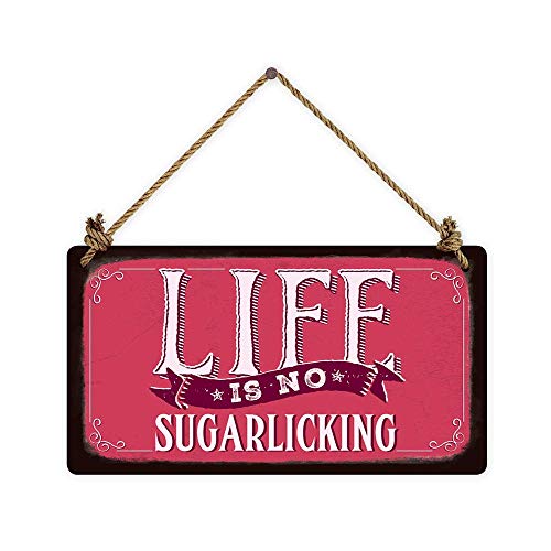 Grafik Werkstatt VintageArt Life is no sugarlicking Cardboard, Pappe, bunt, 22 x 12 cm Grafik Werkstatt VintageArt Life is no sugarlicking Cardboard, Pappe, bunt, 22 x 12 cm von Grafik-Werkstatt