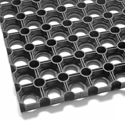 Gummimatte Schmutzfangmatte Ringgummimatte Ringmatte Fußabtreter Wabenmatte (40x60) von Unbekannt