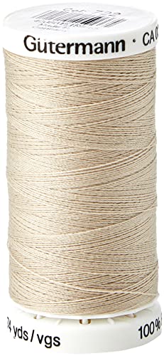 Gutermann 0722 Nähgarn, Polyester, 250 m, Beige, 5.5 x 2.7 x 2.7 cm von Gütermann