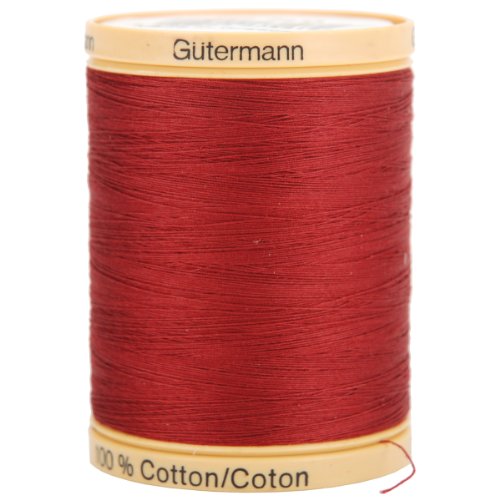 Gutermann 800C-2433 Nat-rliche Baumwollfaden Solids 876 Yards-Himbeere von Gütermann