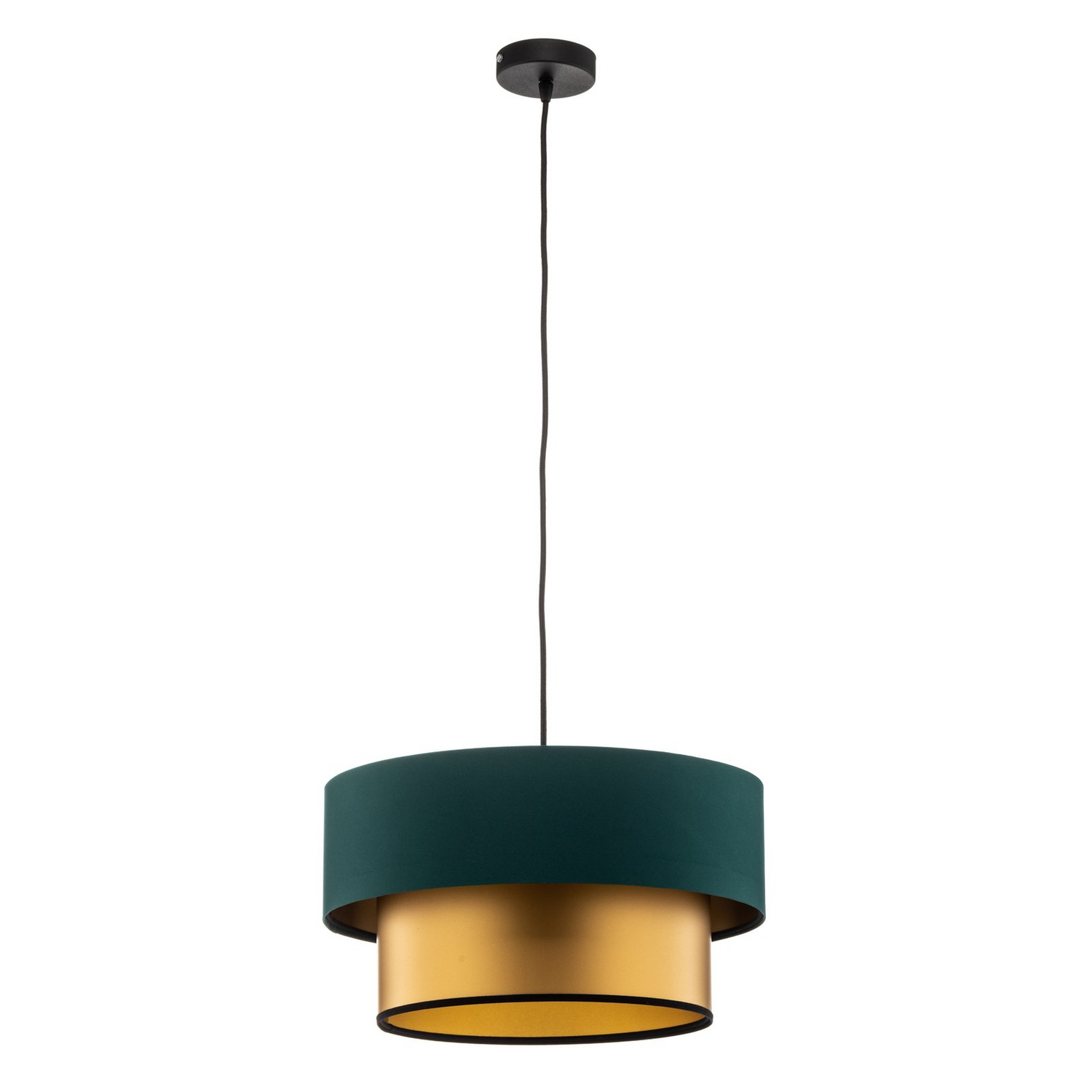 Hängelampe Dorina Pendelleuchte Lampe Grün Gold ø 40cm Esszimmer Beleuchtung B-Ware von Unbekannt