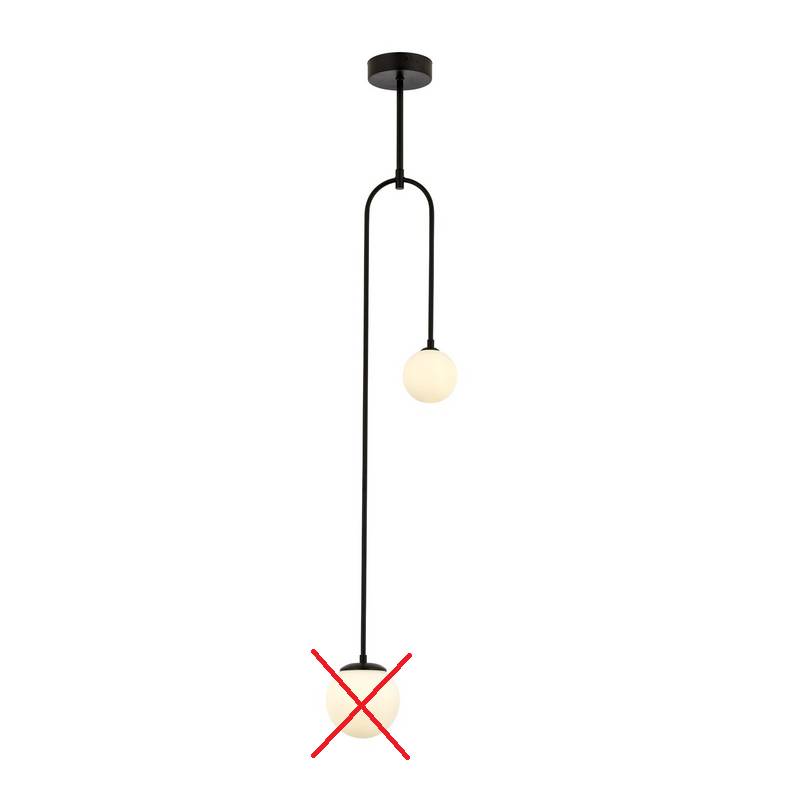 Hängeleuchte AV-1897-2BSY Glaskugeln Deckenlampe Deckenleuchte SIEHE TEXT/FOTO von Unbekannt
