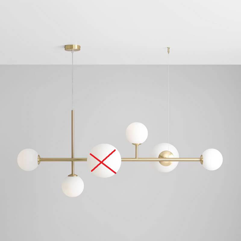 Hängeleuchte Joel Hängelampe Deckenlampe Deckenlicht Led Messing Siehe Text/Foto B-Ware von Unbekannt