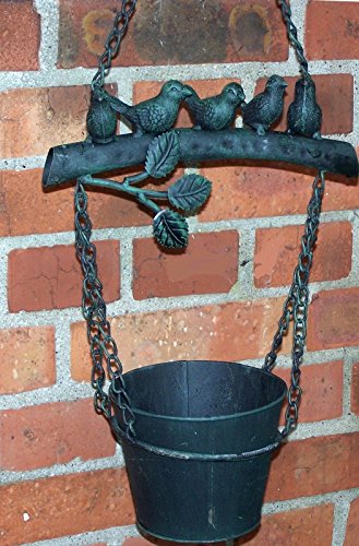 Hängetopf Vögel Antik Optik aus Metall Blumentopf Vogel Blumenampel Hängetopf Vögel Antik Optik aus Metall Blumentopf Vogel Blumenampel von Unbekannt