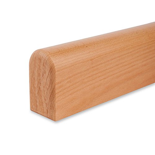 Handlauf Buche lackiert - 45x80mm - Vierkant gerundet (80 cm) von Unbekannt
