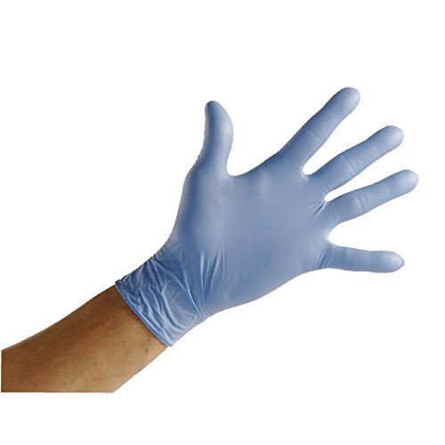 Handschoenen poedervrij synthetisch rubber (Box 100) - M von NISBETS