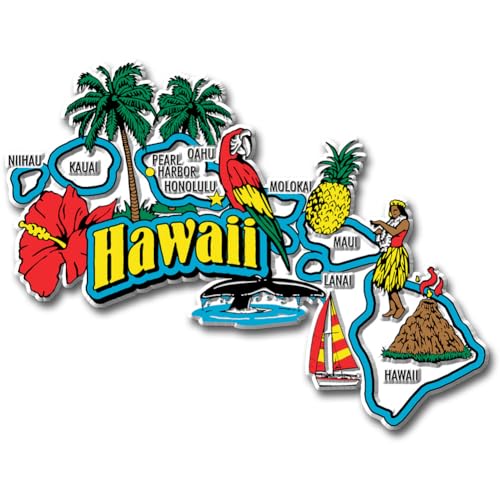 Hawaii State Jumbo Map Magnet by Classic Magnets von Unbekannt