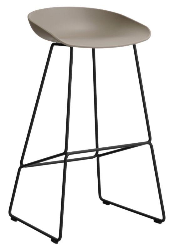 Hay About A Stool Aas 38 Barhocker H 76 Schwarz Khaki 2.0 Hocker Stuhl Barstuhl B-Ware von Unbekannt