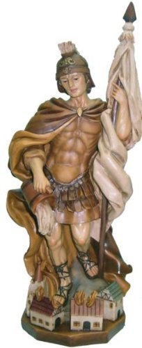 Heiligenfigur, Heiliger Florian, gebeizt, Höhe 35cm Heiligenfigur, Heiliger Florian, gebeizt, Höhe 35cm von Unbekannt