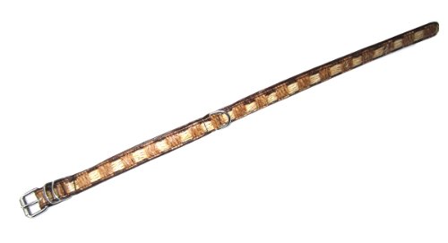 Heim 1911270 Halsband "Wildlife", 14 mm breit, 27 cm lang, braun von Unbekannt