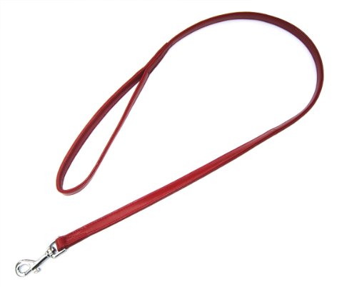 Heim 204182 Leine mit Strassbesatz, 18 mm breit, 105 cm lang, rot von Heim