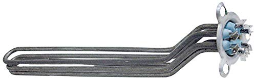 Heizkörper Heizkreise: 3 4.500 W 230 V L: 358 mm B: 32 mm Tauchheizkörper Heizelement Heizspirale für Horeca-Select, Angelo-Po, Silanos, Metro-Professional, GIGA, Metro-France, Makro-Professional von Unbekannt