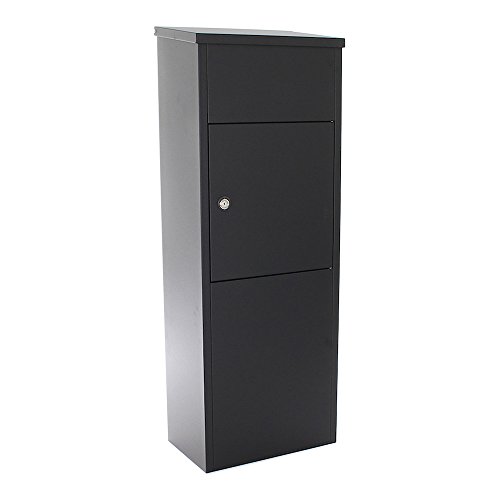 HomeDesign HomeDesignMailbox HDM-1650 104391 Briefkasten, Schwarz von HomeDesign