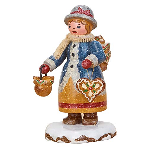 Hubrig Volkskunst Winterkinder Pfefferküchlerin - 7 cm von Hubrig Volkskunst