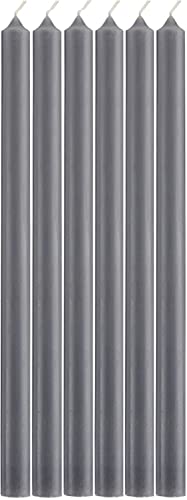 Unbekannt IB Laursen 6er Set schmale hohe Kerzen H= 20cm DUNKEL GRAU lang Spitz Stab Tafel Unbekannt IB Laursen 6er Set schmale hohe Kerzen H= 20cm DUNKEL GRAU lang Spitz Stab Tafel von Unbekannt