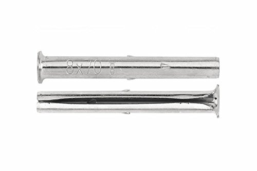 Index TRA6080 – Elastischer Dübel zur Befestigung von Tracks, Spezialstahl, behandelt 06 x 080 von INDEX A PERFECT FIXING